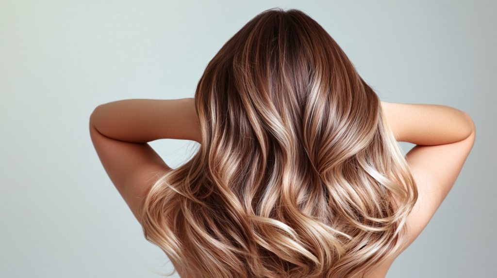 cabelos brilhantes e saudáveis